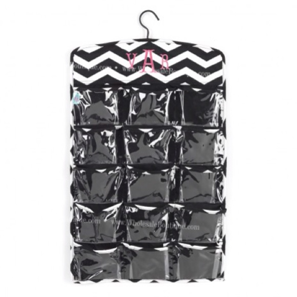 COPY - Cute chevron hanging organizer. Think dorm…